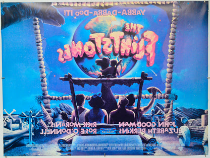The Flintstones (Back) Cinema Quad Movie Poster 