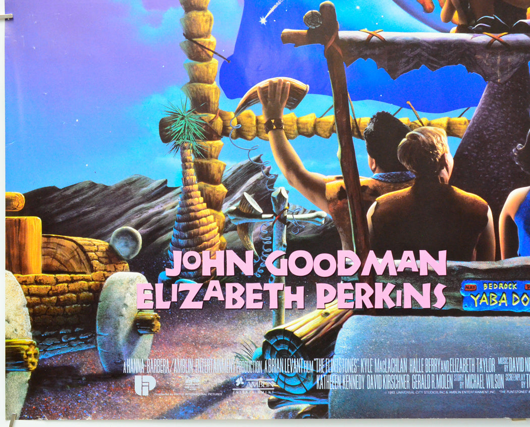 The Flintstones (Bottom Left) Cinema Quad Movie Poster 