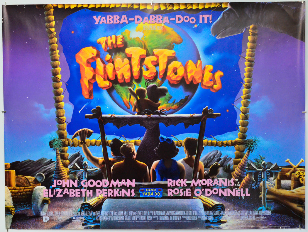 The Flintstones - Original Quad Poster - Film Poster - Movie Poster
