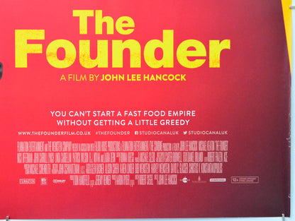 The Founder (Bottom Right) Cinema Quad Movie Poster 