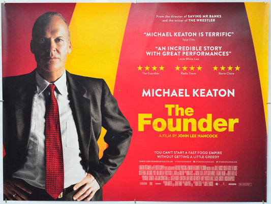 The Founder - Original Quad Poster - Film Poster - Movie Poster