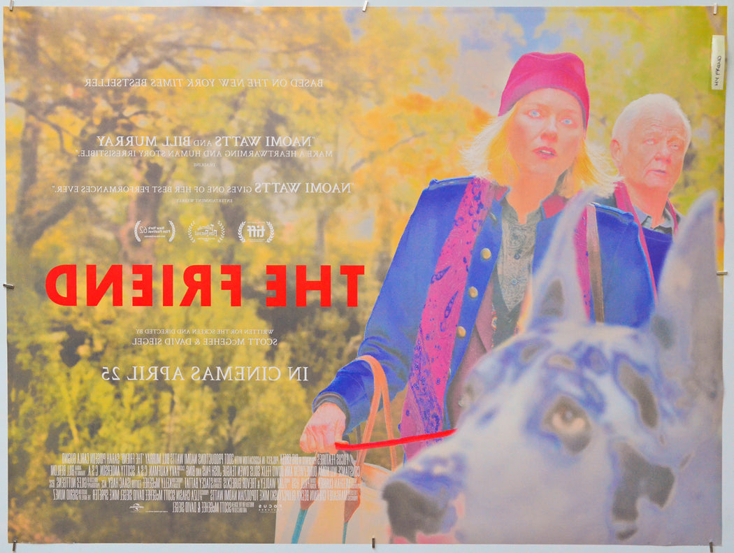 The Friend (Back) Cinema Quad Movie Poster 