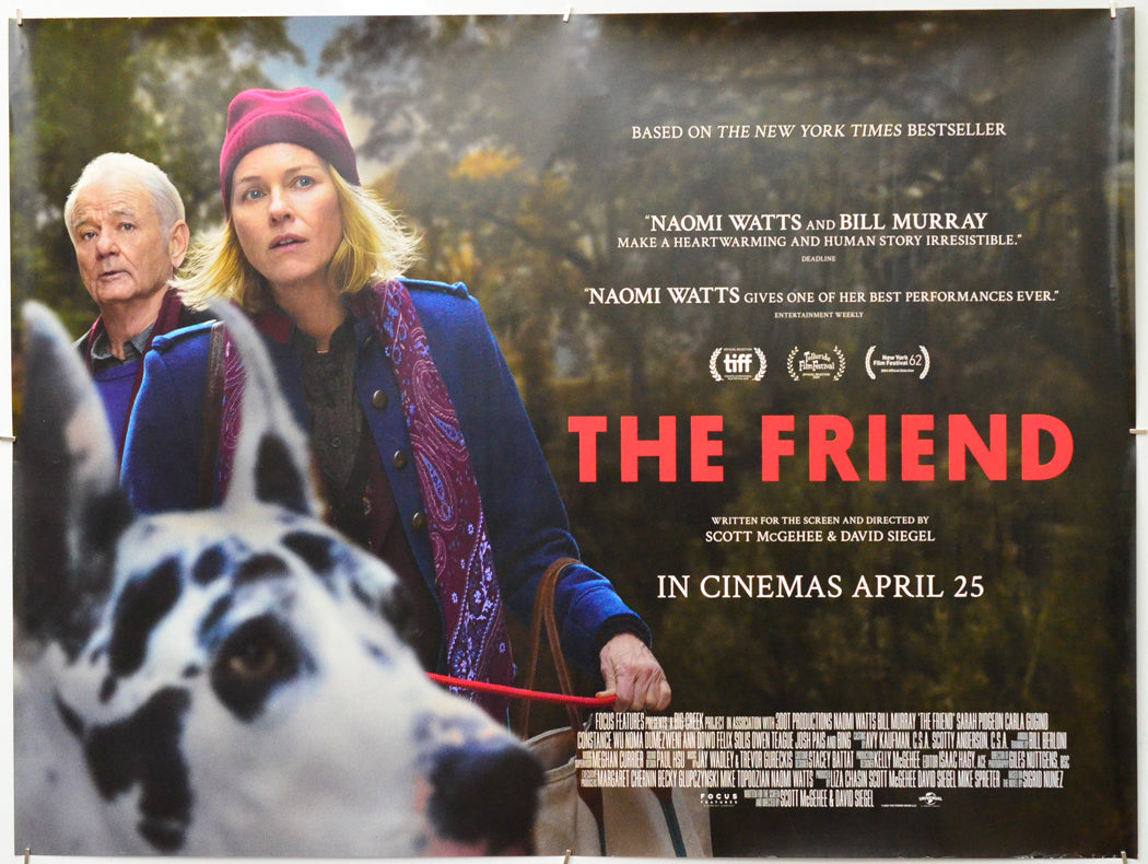 The Friend - Original Quad Poster - Film Poster - Movie Poster