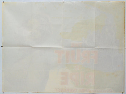 The Fruit Is Ripe (Back) Cinema Quad Movie Poster 