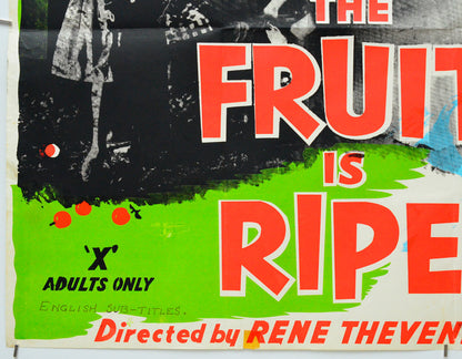 The Fruit Is Ripe (Bottom Left) Cinema Quad Movie Poster 