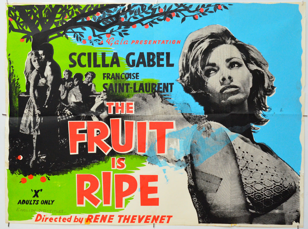 The Fruit Is Ripe - Original Quad Poster - Film Poster - Movie Poster