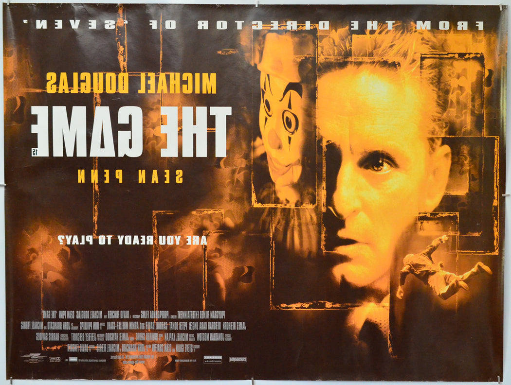 The Game (Back) Cinema Quad Movie Poster 
