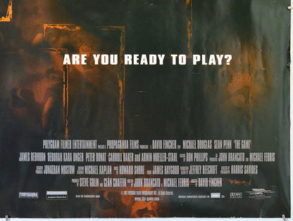 The Game (Bottom Right) Cinema Quad Movie Poster 