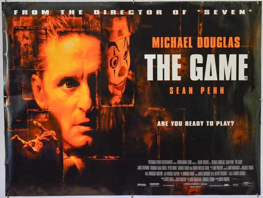 The Game - Original Quad Poster - Film Poster - Movie Poster
