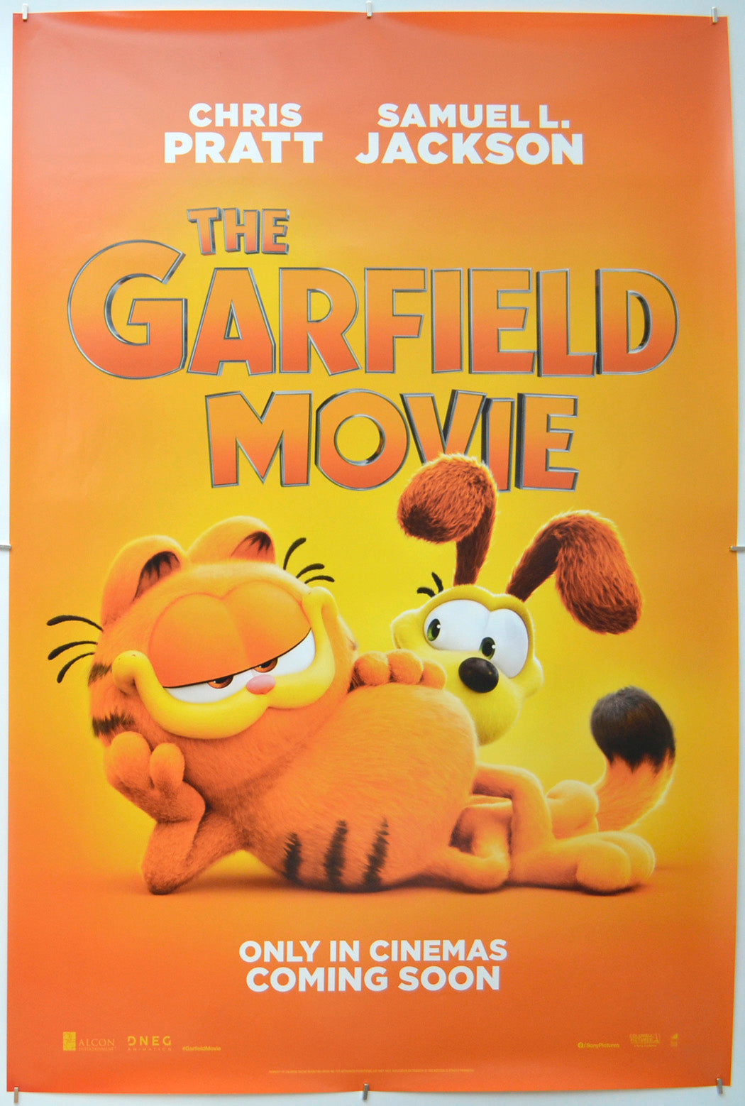 The Garfield Movie - Original One Sheet Poster - Film Poster - Movie Poster 