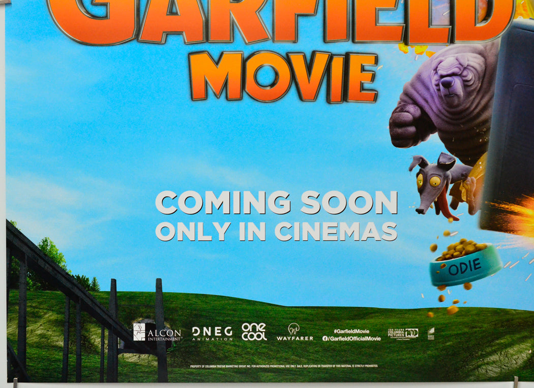 The Garfield Movie (Bottom Left) Cinema Quad Movie Poster 