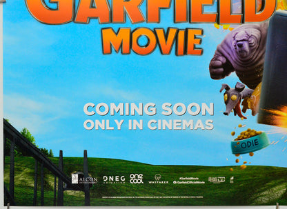 The Garfield Movie (Bottom Left) Cinema Quad Movie Poster 