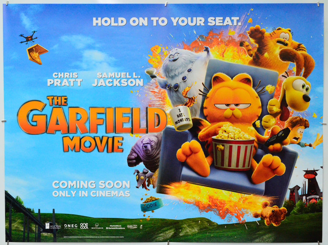 The Garfield Movie - Original Quad Poster - Film Poster - Movie Poster