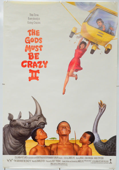 The Gods Must Be Crazy II - Original One Sheet Poster - Film Poster - Movie Poster 