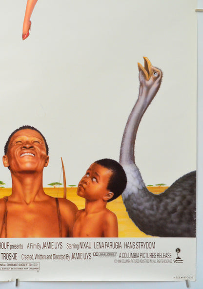 The Gods Must Be Crazy II (Bottom Right) Cinema One Sheet Movie Poster 