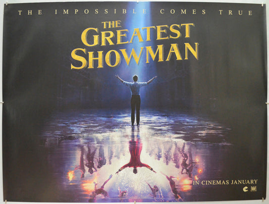 The Greatest Showman - Original Quad Poster - Film Poster - Movie Poster
