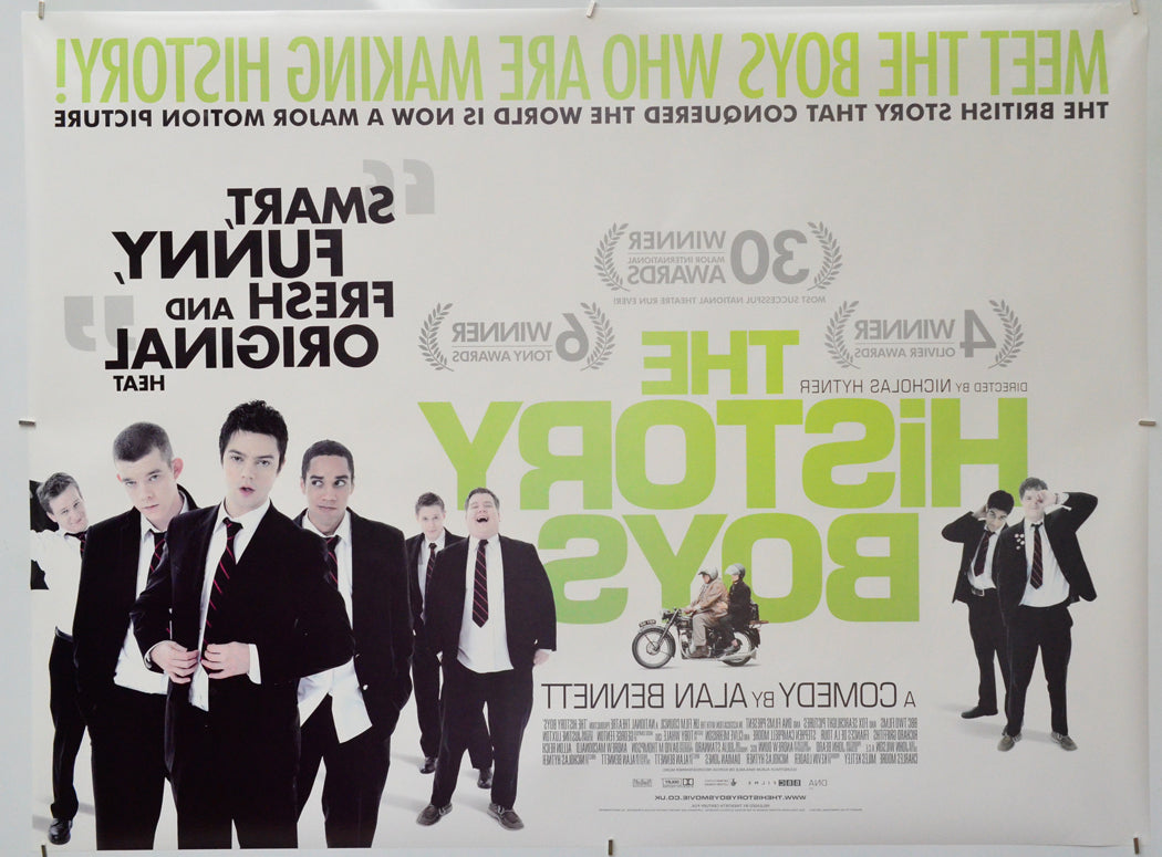 The History Boys (Back) Cinema Quad Movie Poster 