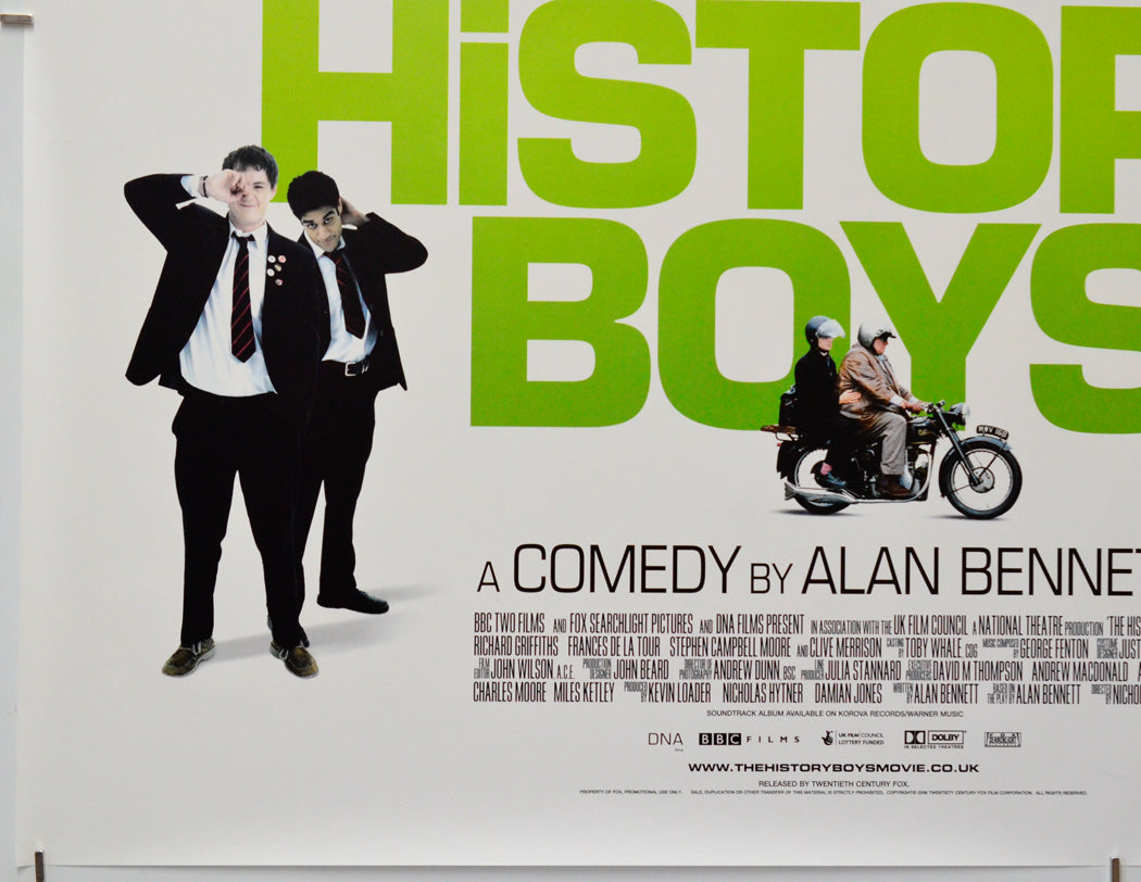 The History Boys (Bottom Left) Cinema Quad Movie Poster 
