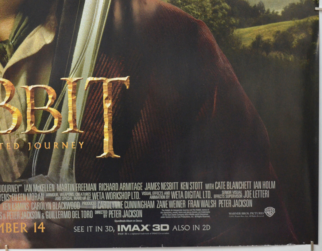 The Hobbit : An Unexpected Journey (Bottom Right) Cinema Quad Movie Poster 