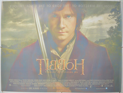 The Hobbit : An Unexpected Journey (Back) Cinema Quad Movie Poster 