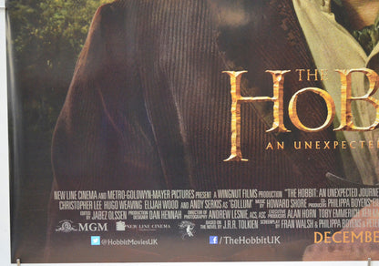 The Hobbit : An Unexpected Journey (Bottom Left) Cinema Quad Movie Poster 