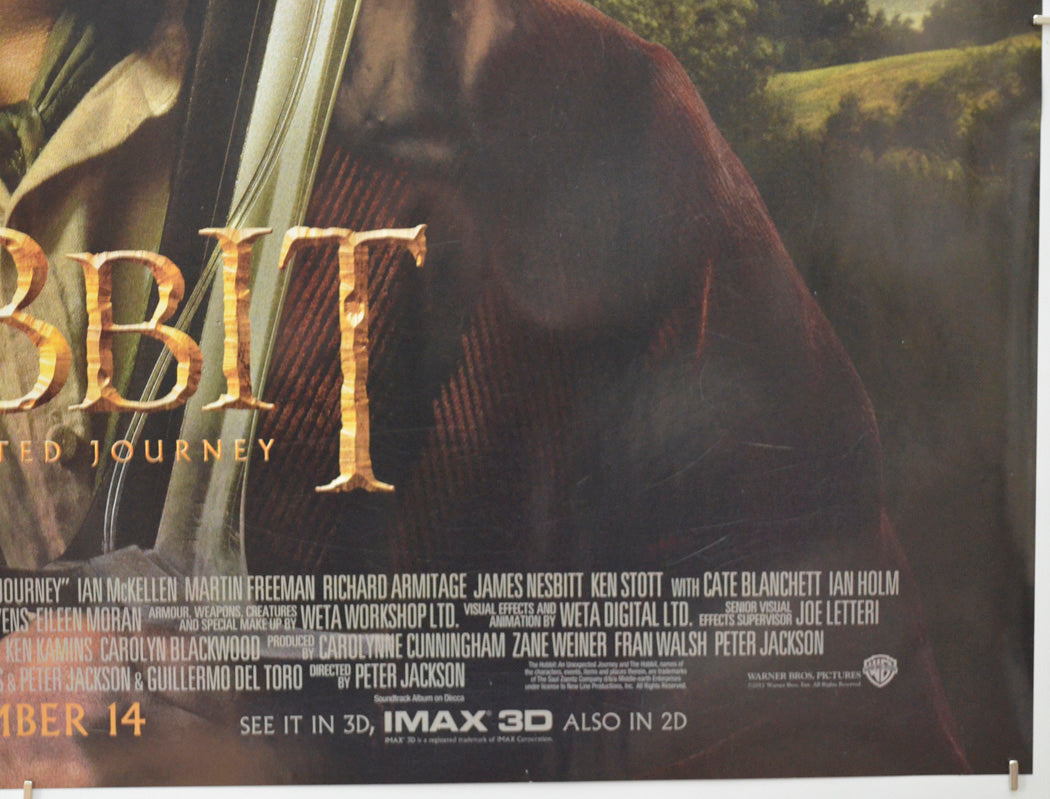 The Hobbit : An Unexpected Journey (Bottom Right) Cinema Quad Movie Poster 