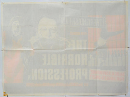 The Horrible Profession (Back) Cinema Quad Movie Poster 