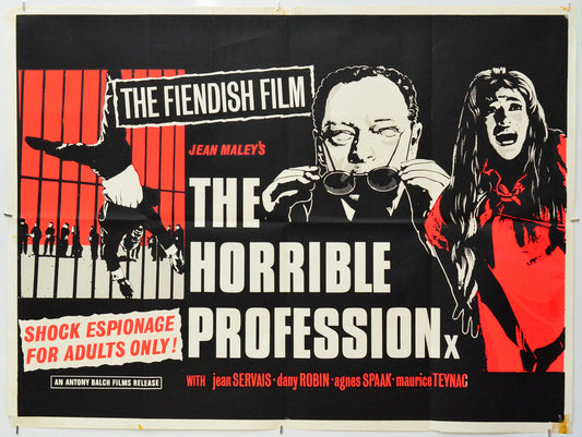 The Horrible Profession - Original Quad Poster - Film Poster - Movie Poster