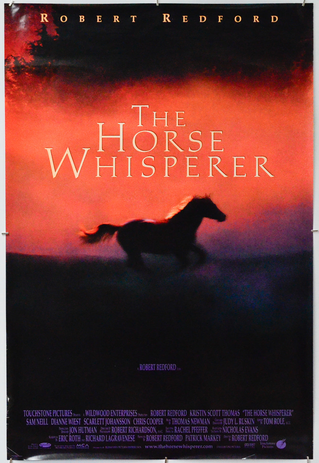The Horse Whisperer - Original One Sheet Poster - Film Poster - Movie Poster 