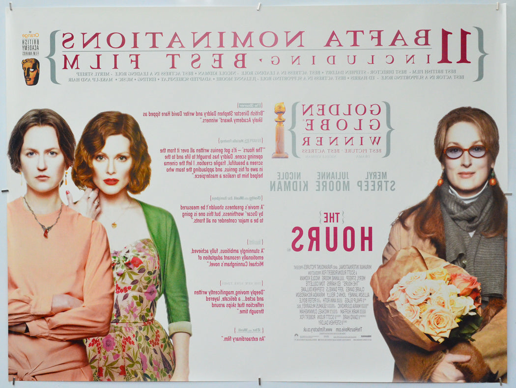 The Hours (Back) Cinema Quad Movie Poster 