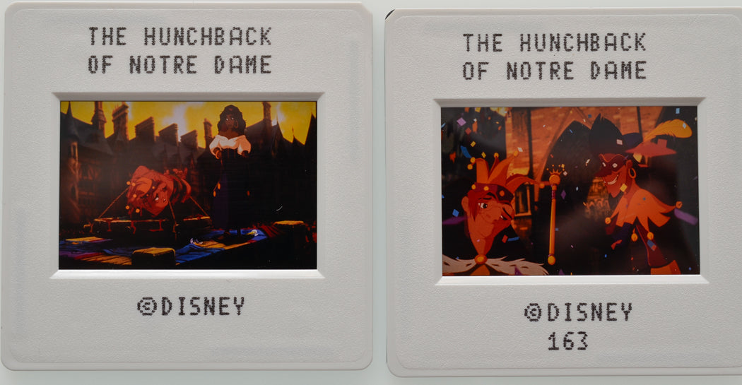 The Hunchback Of Notre Dame (Slides 1 and 2) Original 35mm Slides - Cinema Press Slides