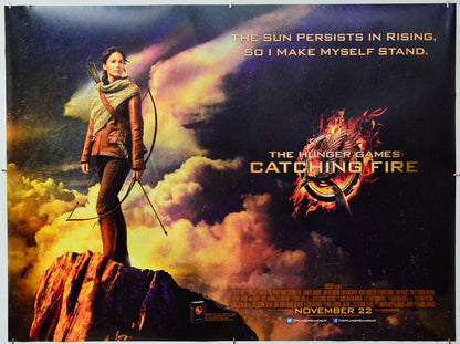 The Hunger Games : Catching Fire - Original Quad Poster - Film Poster - Movie Poster