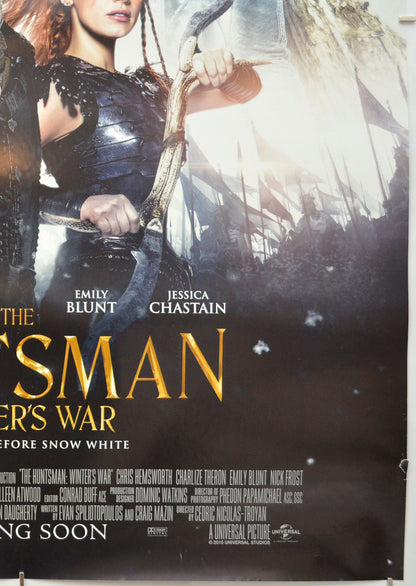 The Huntsman: Winter's War (Bottom Right) Cinema One Sheet Movie Poster 