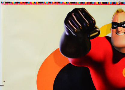 The Incredibles - Original Cinema Window Cling Sheet (top Left)