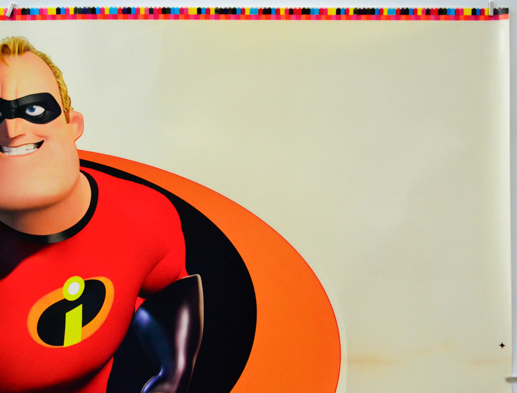 The Incredibles - Original Cinema Window Cling Sheet (Top Right)