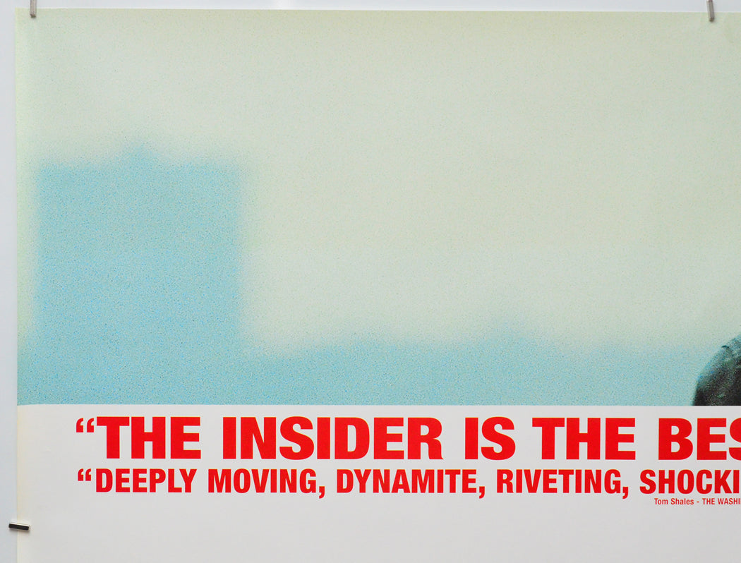 The Insider (Top Left) Cinema Quad Movie Poster 