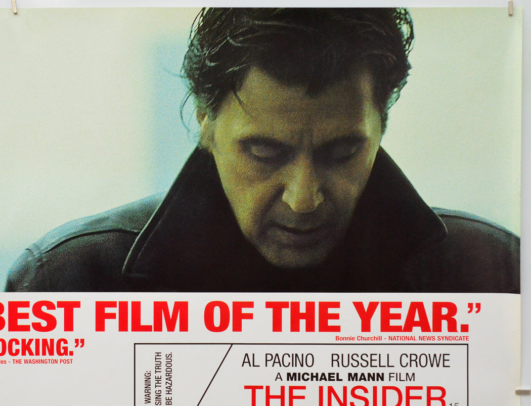 The Insider (Top Right) Cinema Quad Movie Poster 