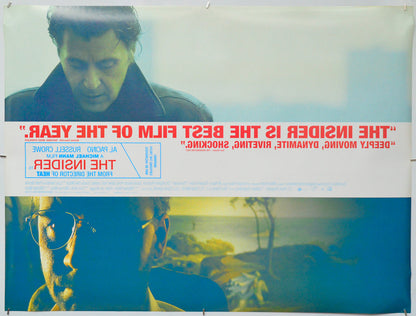 The Insider (Back) Cinema Quad Movie Poster 