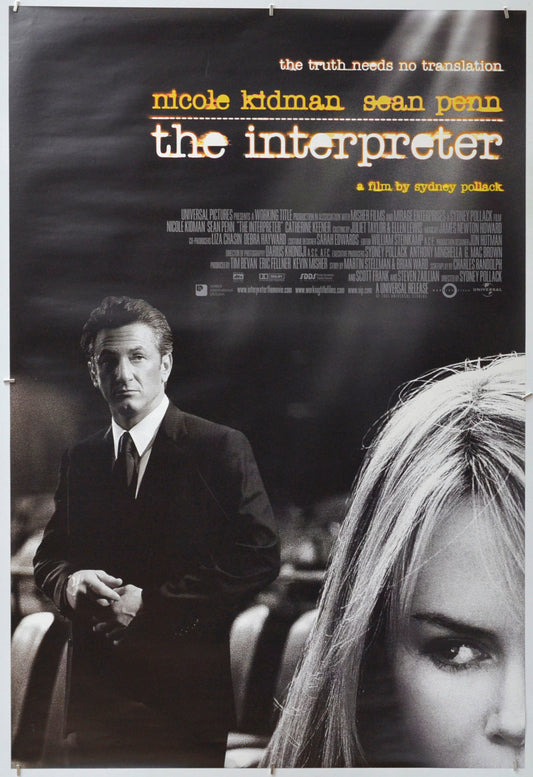 The Interpreter - Original One Sheet Poster - Film Poster - Movie Poster 