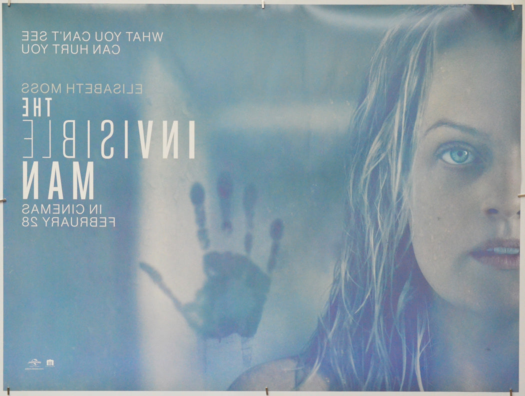 The Invisible Man (Back) Cinema Quad Movie Poster 