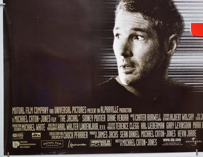 The Jackal (Bottom Left) Cinema Quad Movie Poster 