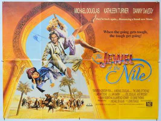 The Jewel Of The Nile - Original Quad Poster - Film Poster - Movie Poster
