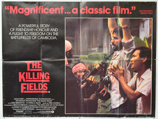 The Killing Fields - Original Quad Poster - Film Poster - Movie Poster