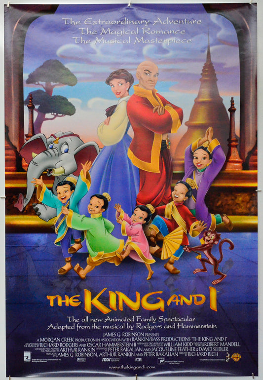 The King And I - Original One Sheet Poster - Film Poster - Movie Poster 
