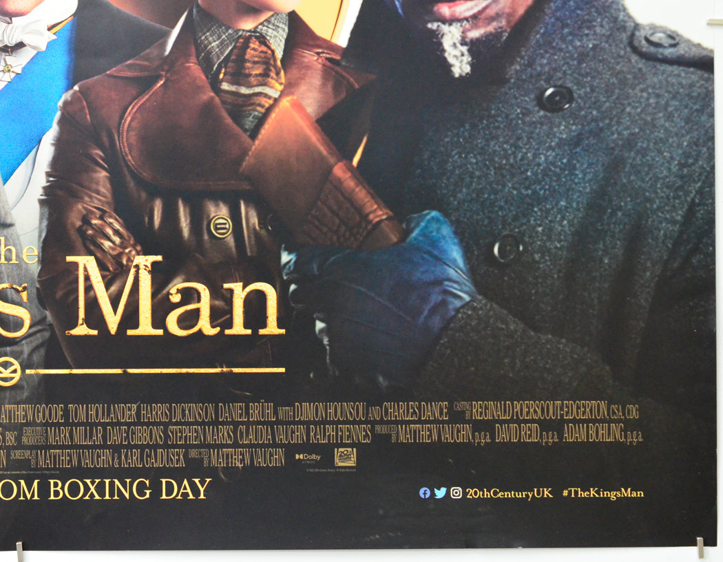 The King’s Man (Bottom Right) Cinema Quad Movie Poster 