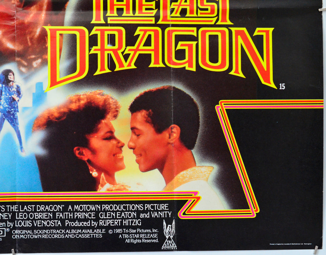 The Last Dragon (Bottom Right) Cinema Quad Movie Poster 