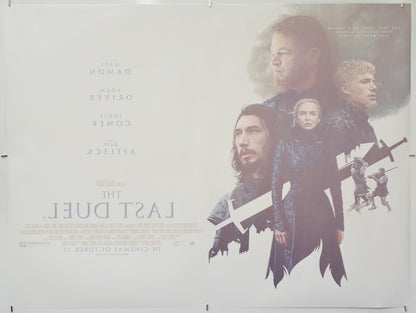 The Last Duel (Back) Cinema Quad Movie Poster 