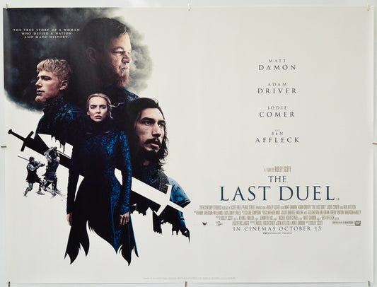 The Last Duel - Original Quad Poster - Film Poster - Movie Poster