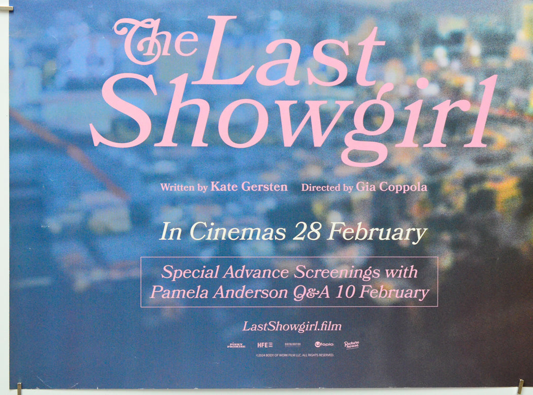 The Last Showgirl (Bottom Left) Cinema Quad Movie Poster 