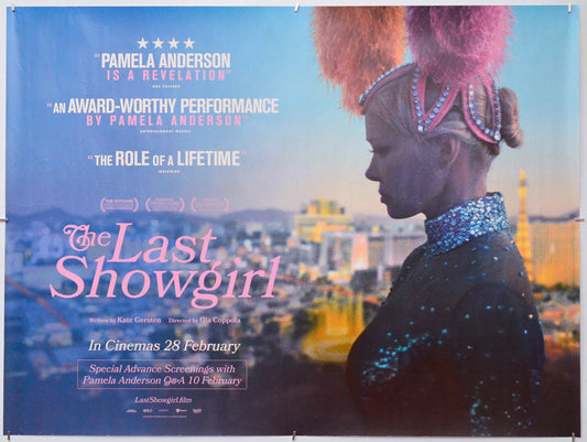 The Last Showgirl - Original Quad Poster - Film Poster - Movie Poster